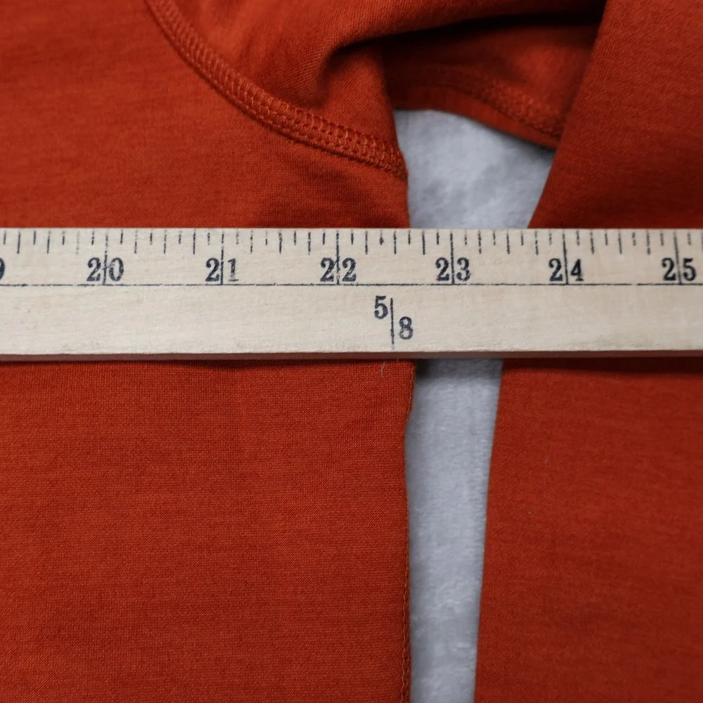North Face Canyonlands Hoodie Mens Large Orange Fleece Full Zip Outdoor Gorpcore